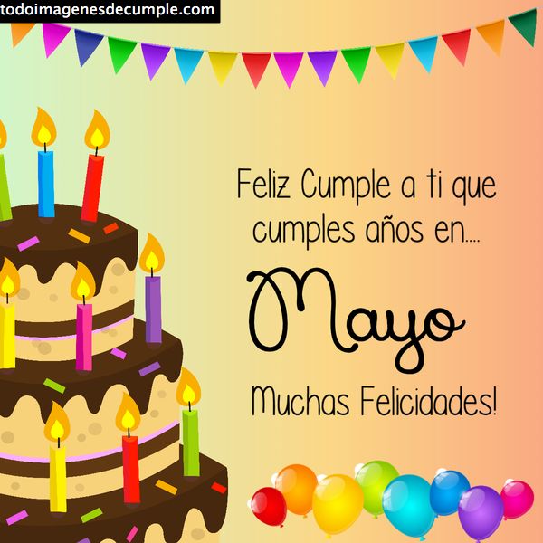 cumpleaños Mayo