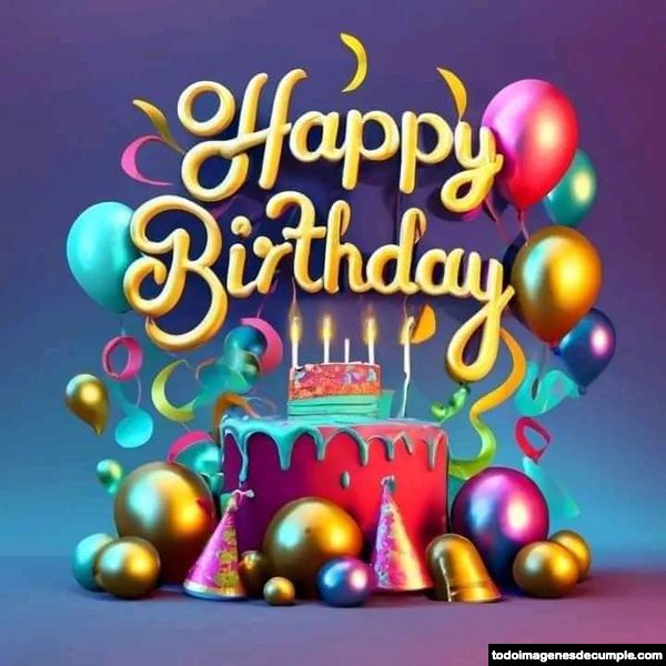 Imágenes de cumpleaños con nombres y familiares