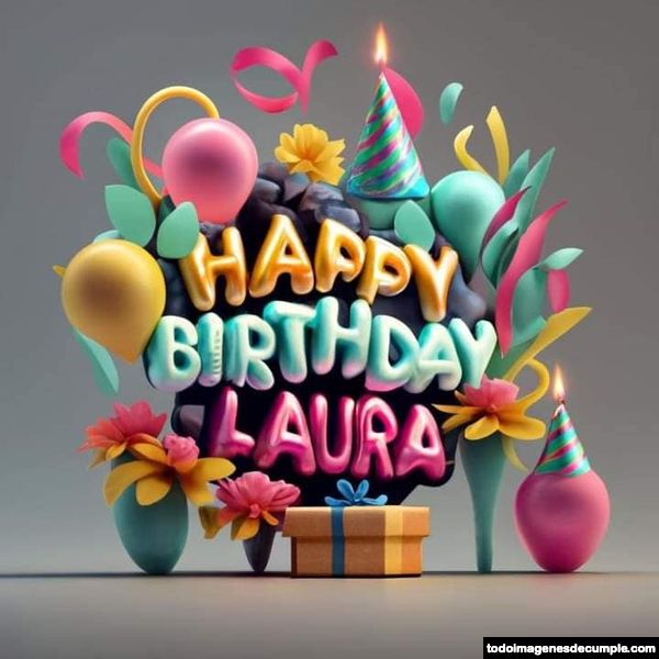 Imágenes de cumpleaños con nombres y familiares