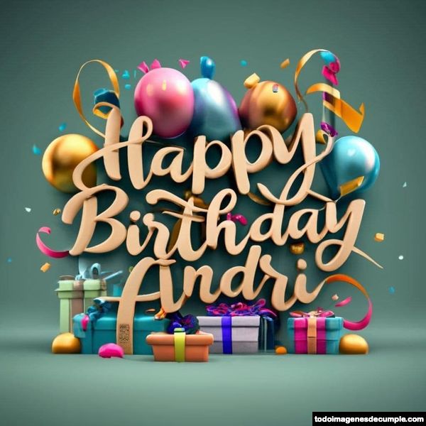 Imágenes de cumpleaños con nombres y familiares