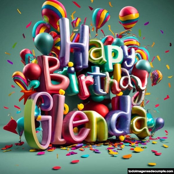 Imágenes de cumpleaños con nombres y familiares