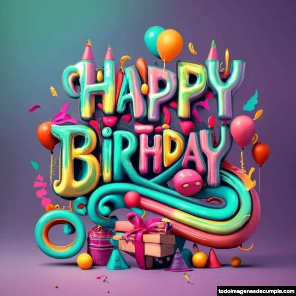 Imágenes de cumpleaños con nombres y familiares