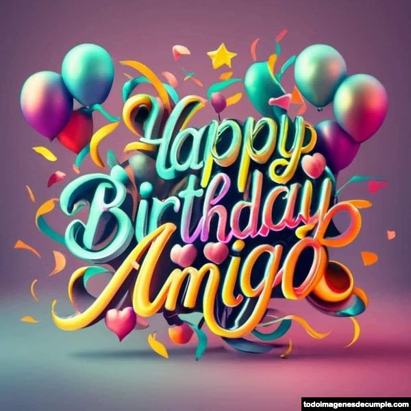 Imágenes de cumpleaños con nombres y familiares