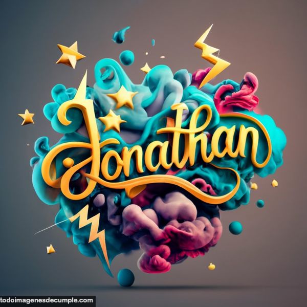 Imagenes 3d nombre jonathan
