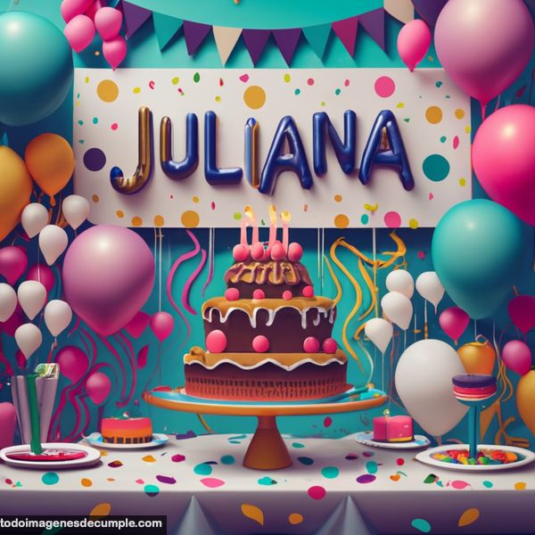 feliz cumpleaños juliana