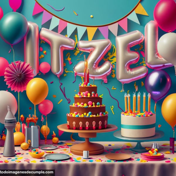 feliz cumpleaños itzel