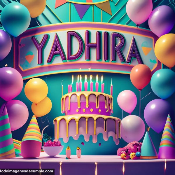 feliz cumpleaños yadhira