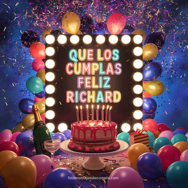 imagenes de feliz cumpleaños nombre richard