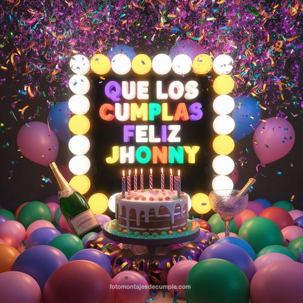 imagenes de feliz cumpleaños nombre jhonny