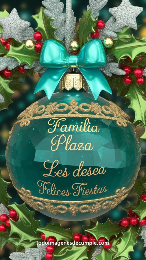 apellidos personalizados para desear felices fiestas