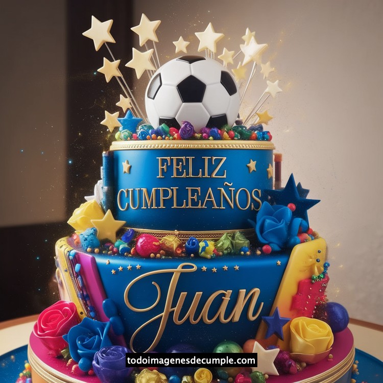 nombres feliz cumple futbol