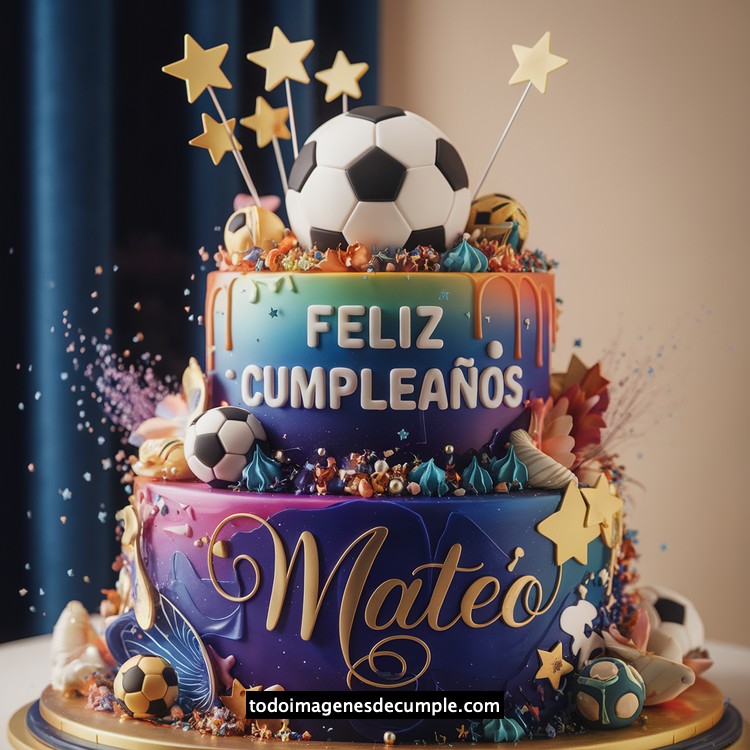 nombres feliz cumple futbol