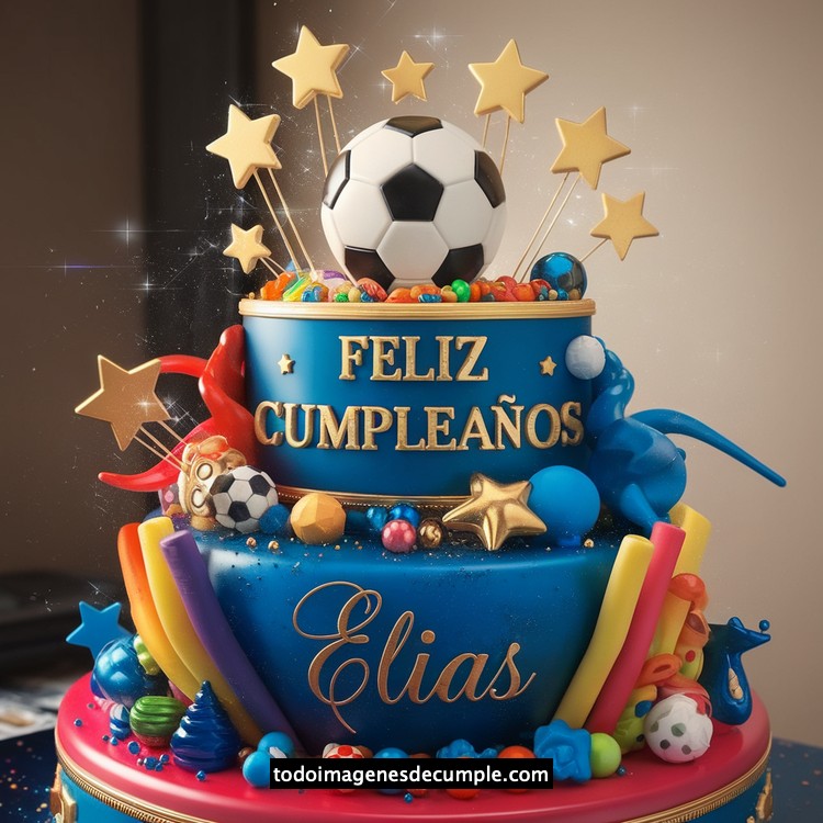 nombres feliz cumple futbol