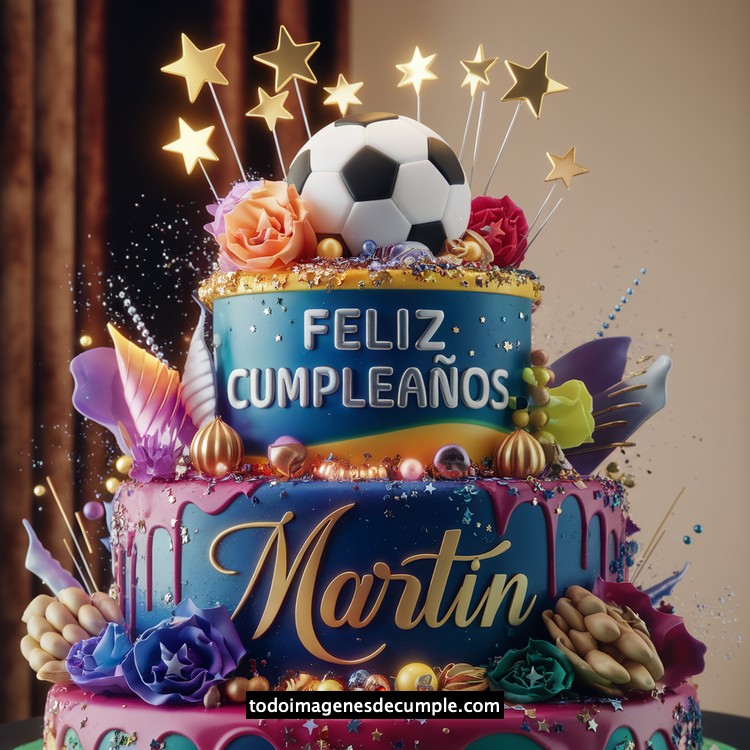 nombres feliz cumple futbol