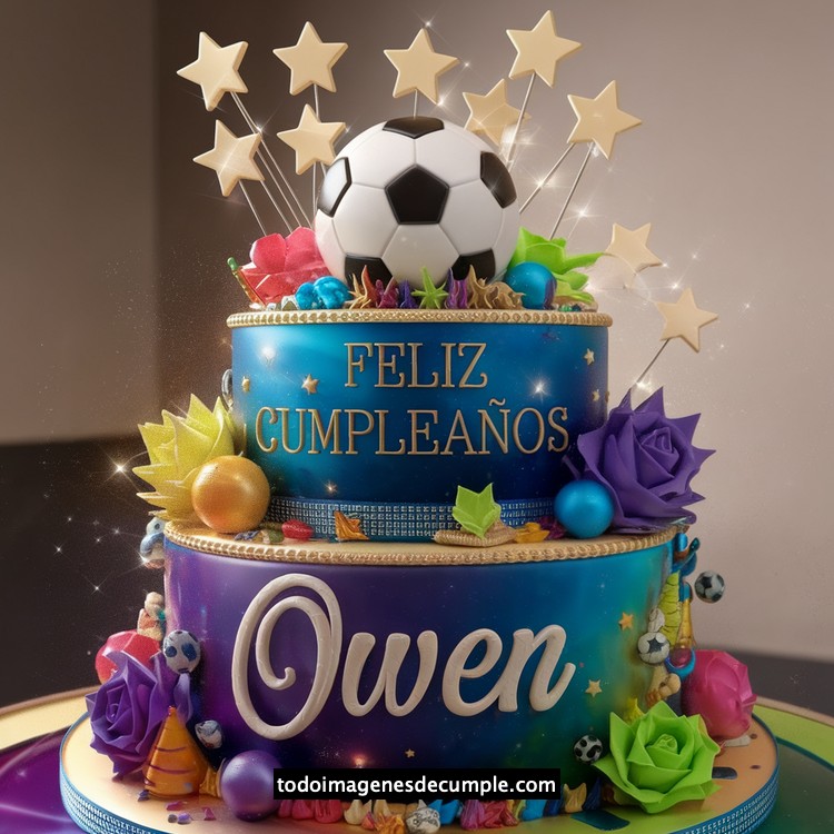 nombres feliz cumple futbol