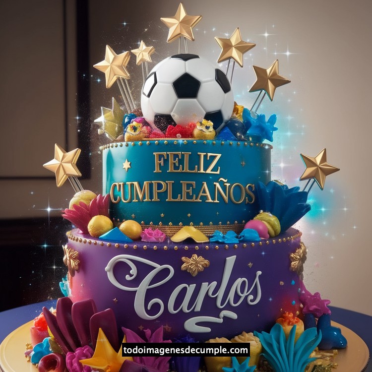 nombres feliz cumple futbol