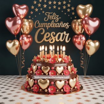 Nombres de hombre feliz cumpleaños en rojo