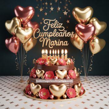 nombre mujer feliz cumple pastel rojo