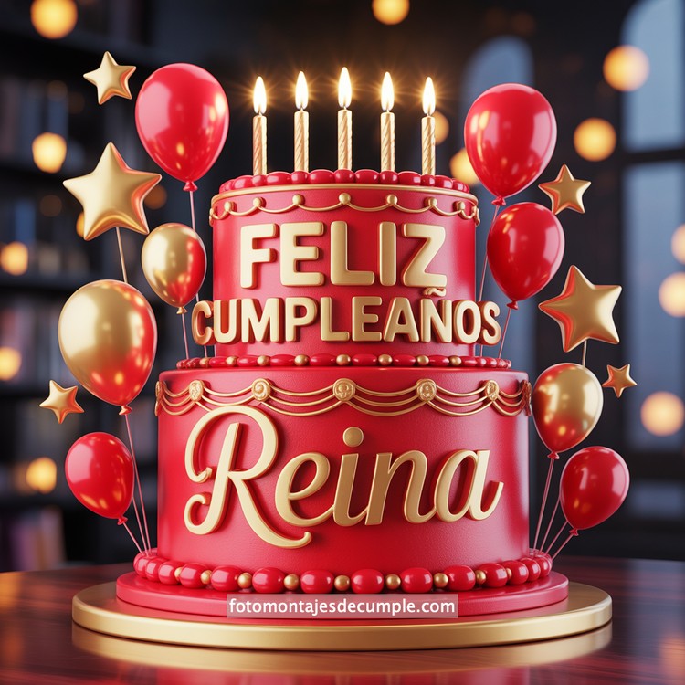 Nombres de cumpleaños en pastel