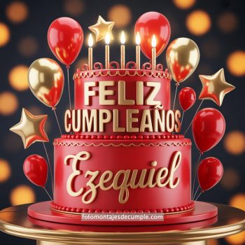 Nombres de cumpleaños en pastel