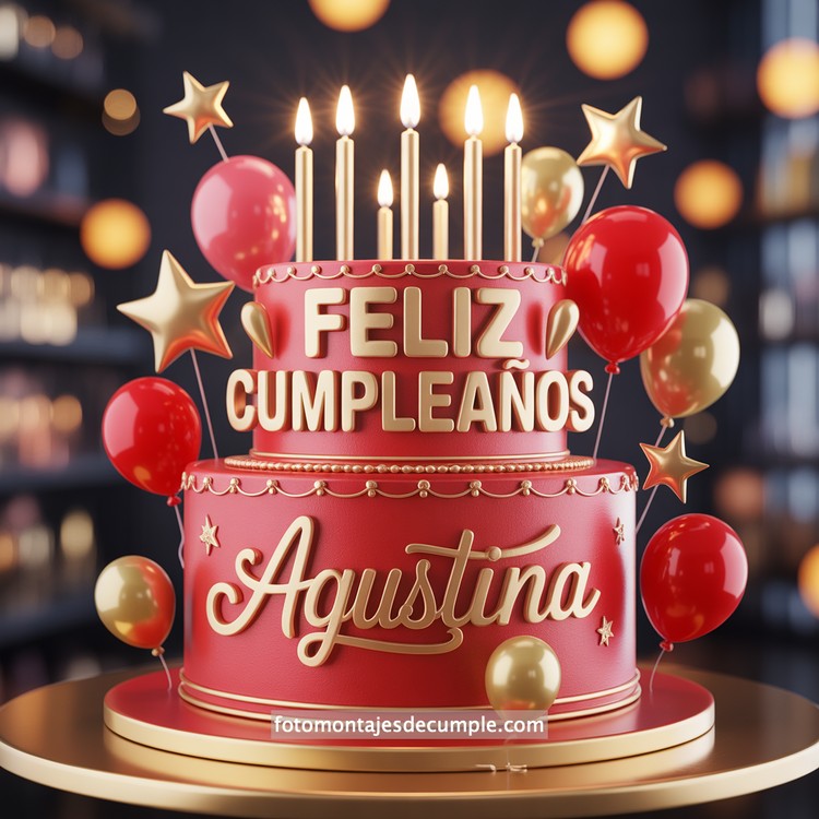 Nombres de cumpleaños en pastel